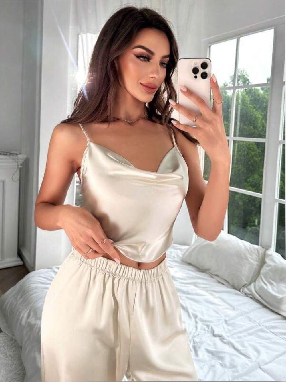 Solid Cami Top & Pants Set Legacy Boutiques Legacy Boutiques