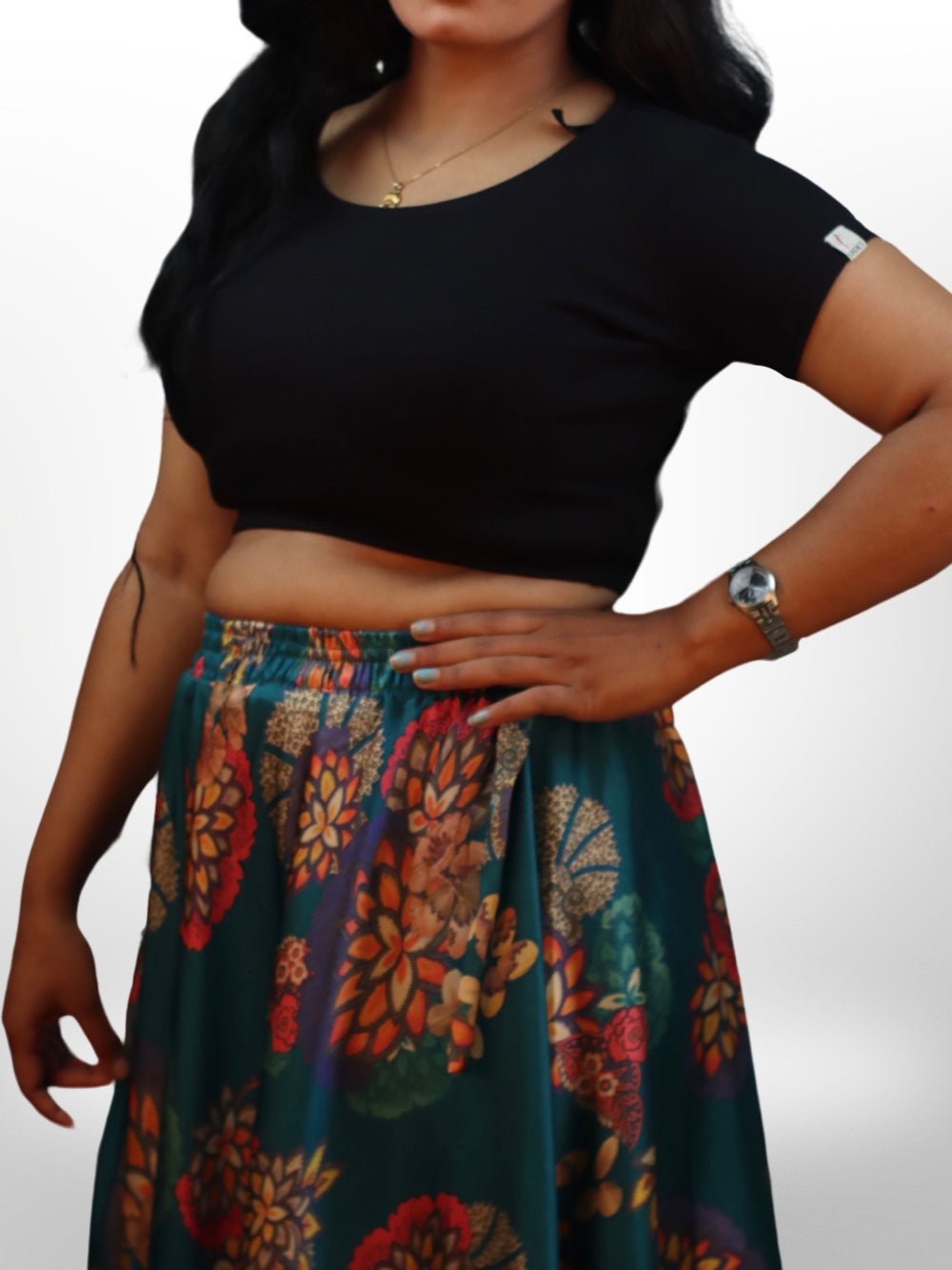 Sort sleeve Basic Blouse Black Legacy Boutiques Legacy Boutiques