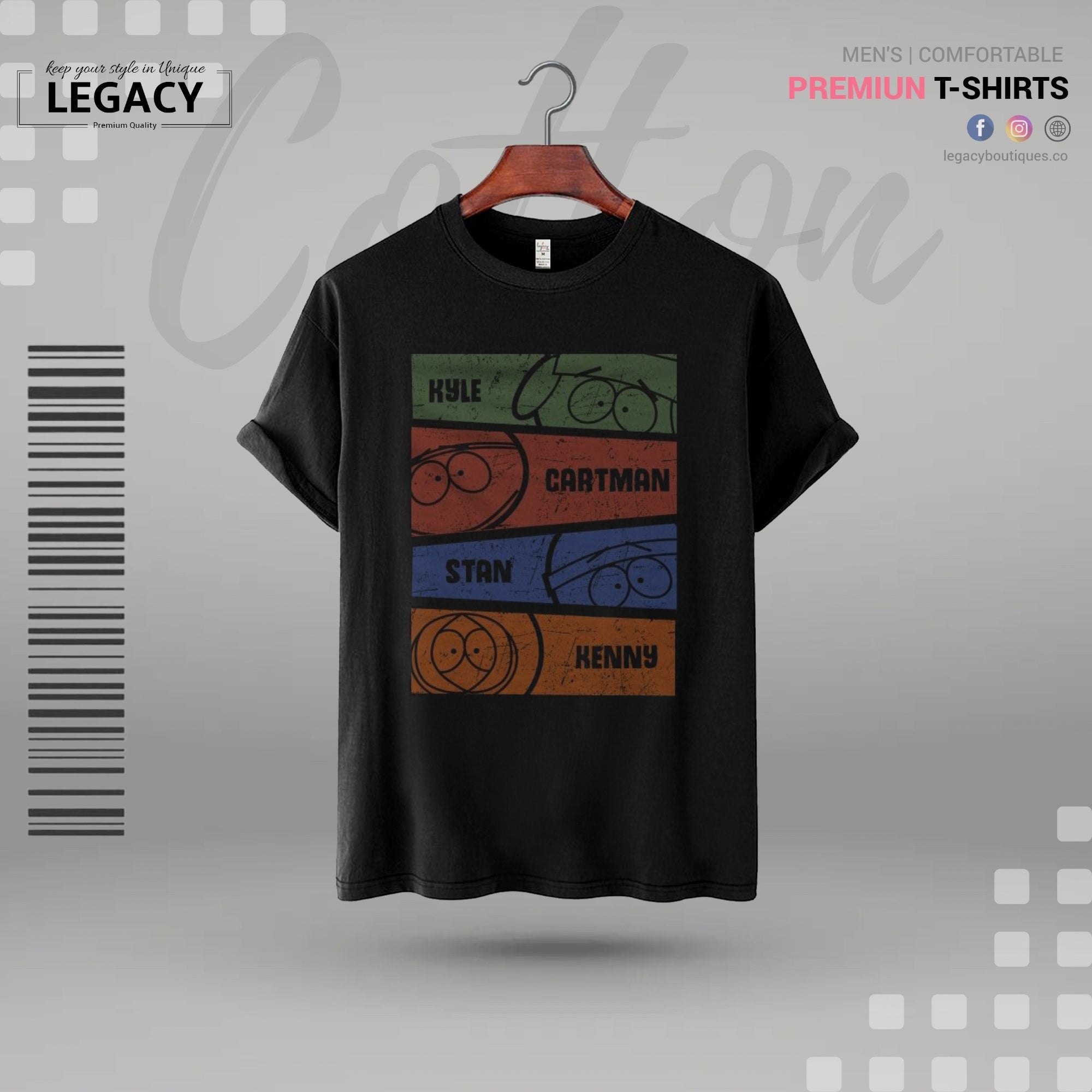 South park quad of art T-shirt Legacy Boutiques Legacy Boutiques