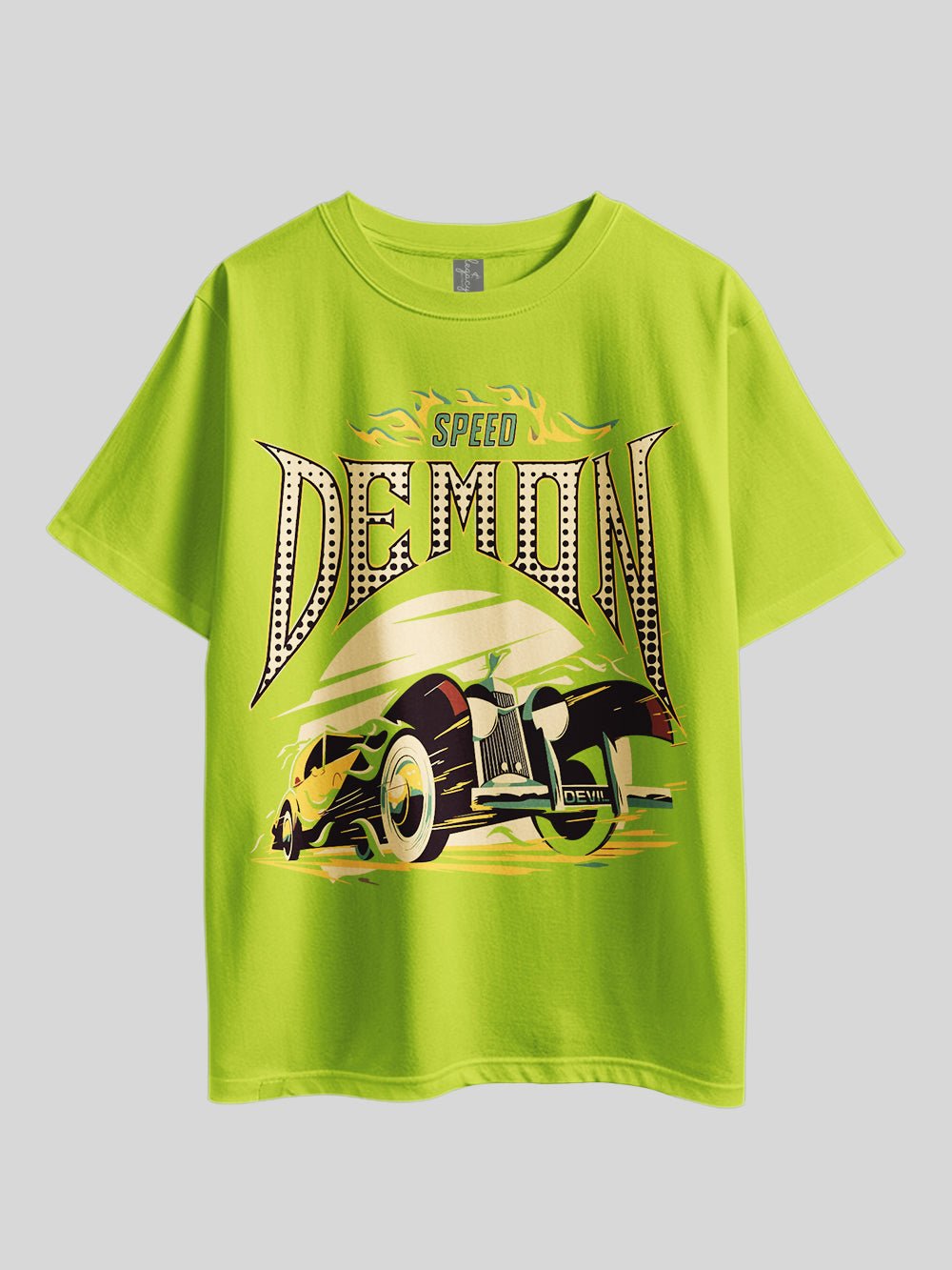 SPEED DEMON CAR Graphic Printed Drop Shoulder T-shirt Legacy Boutiques Bangladesh Legacy Boutiques Legacy Boutiques