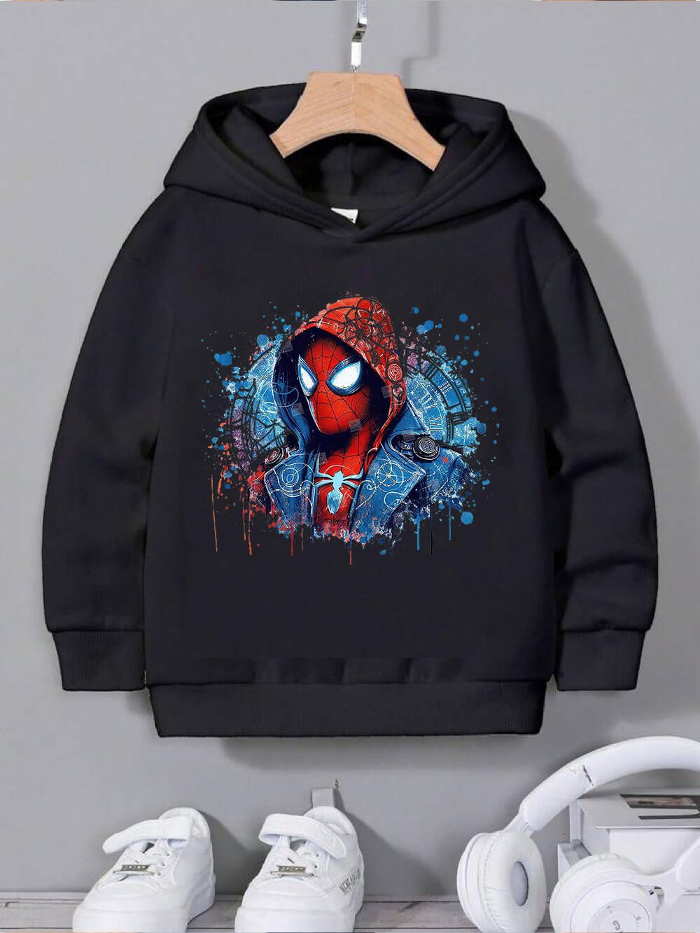 Spiderman Head Printed Kids Casual Cotton Hoodie In Dhaka Legacy Boutiques Legacy Boutiques