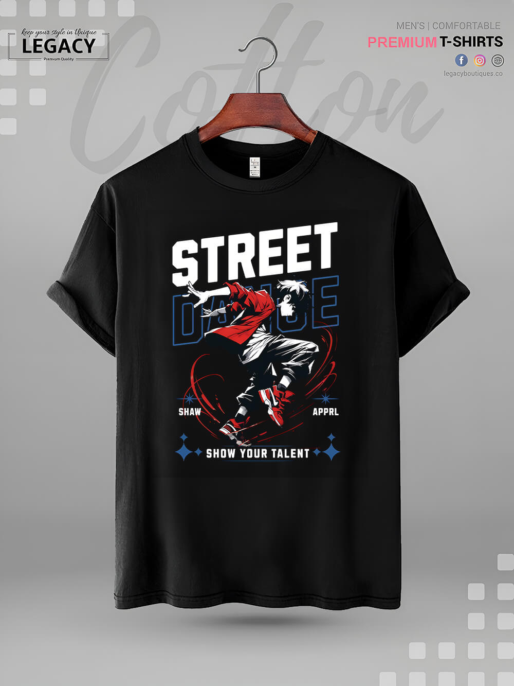 Street Dancer Mens XXXL Tshirt In Lowest Price Only In BD Legacy Boutiques Legacy Boutiques