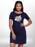Stylish Flower Printed Long T-shirt For Women&