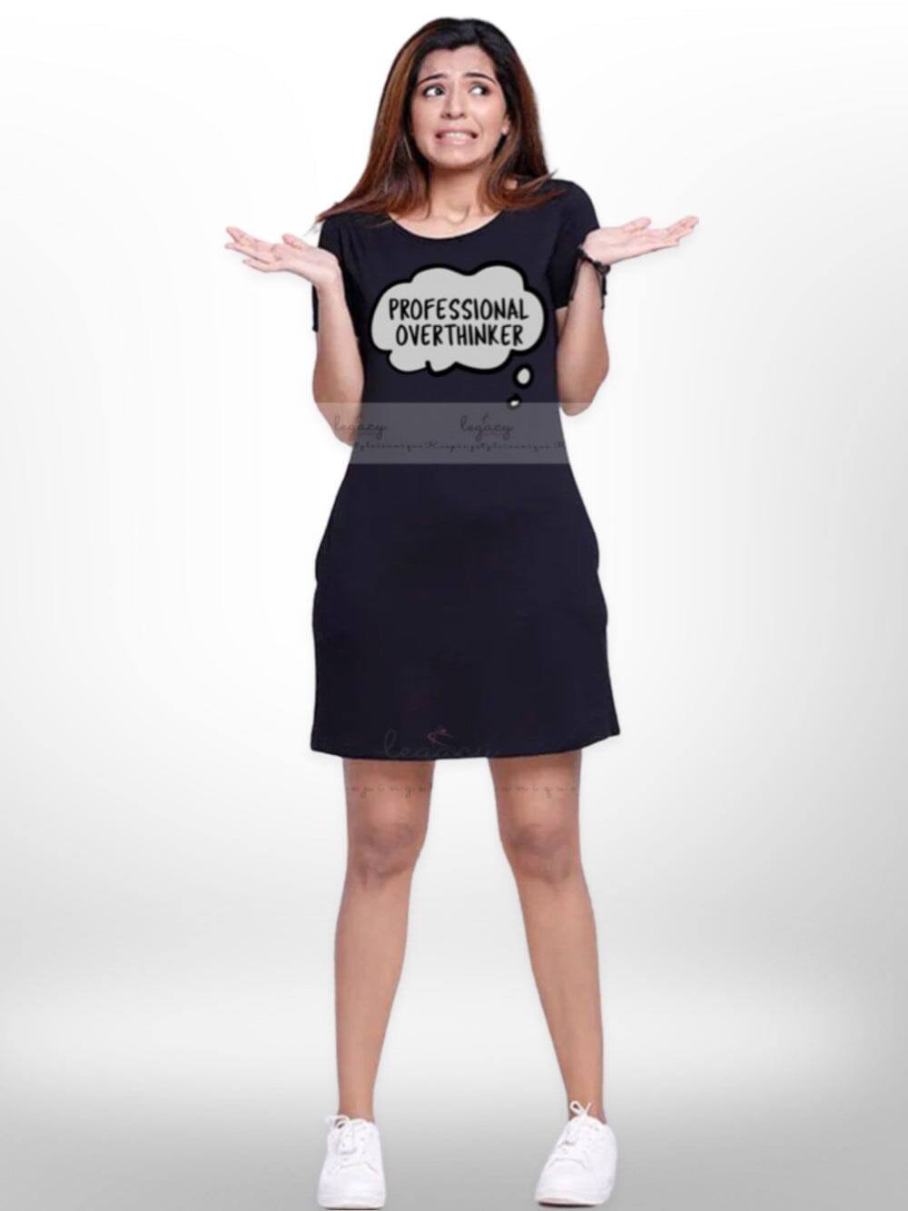 Stylish & Soft Professional Thinker Printed Long T-shirt For Women&