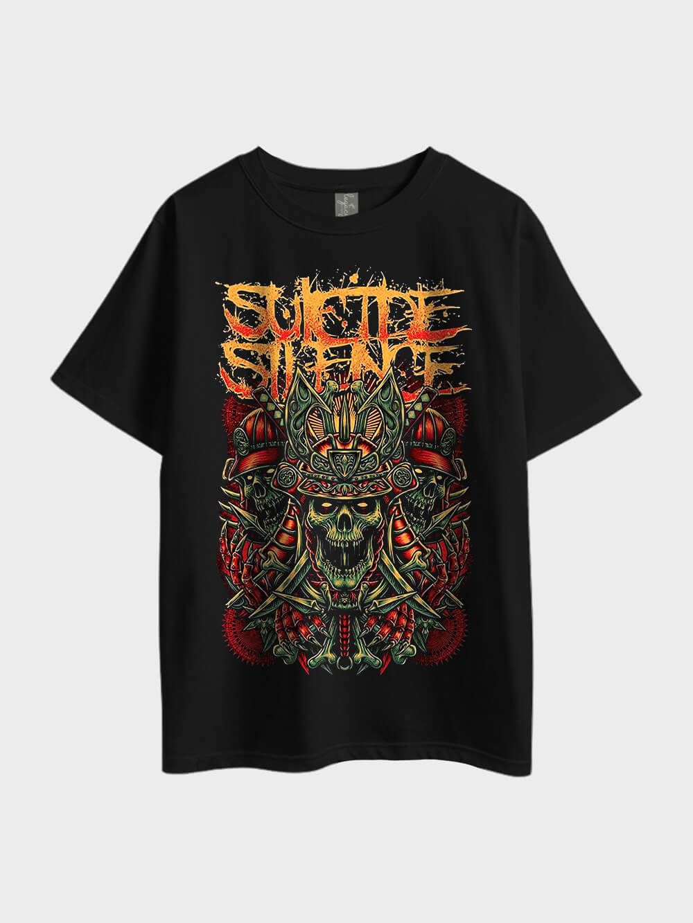Suicide Silence Metal Rock Oversized Mens Premium Quality Tee At Legacy Boutiques BD Legacy Boutiques Legacy Boutiques