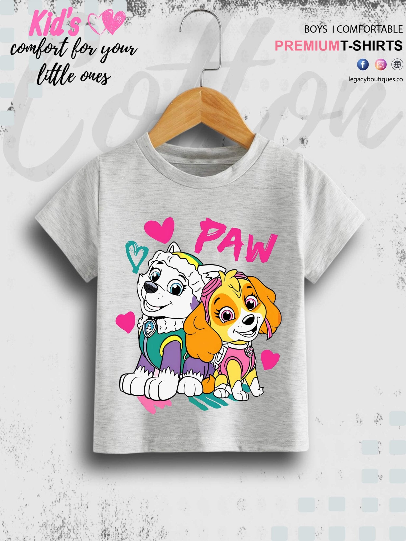 Team Paw Puppy Printed Kids Boys T-Shirt In Cheapest Price Only In Dhaka Legacy Boutiques Legacy Boutiques