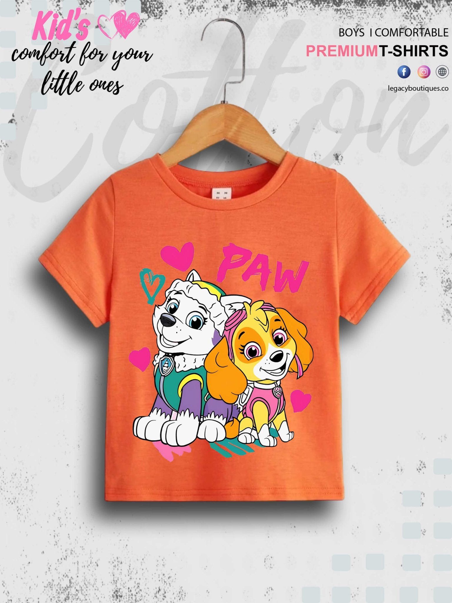 Team Paw Puppy Printed Kids Boys T-Shirt In Cheapest Price Only In Dhaka Legacy Boutiques Legacy Boutiques