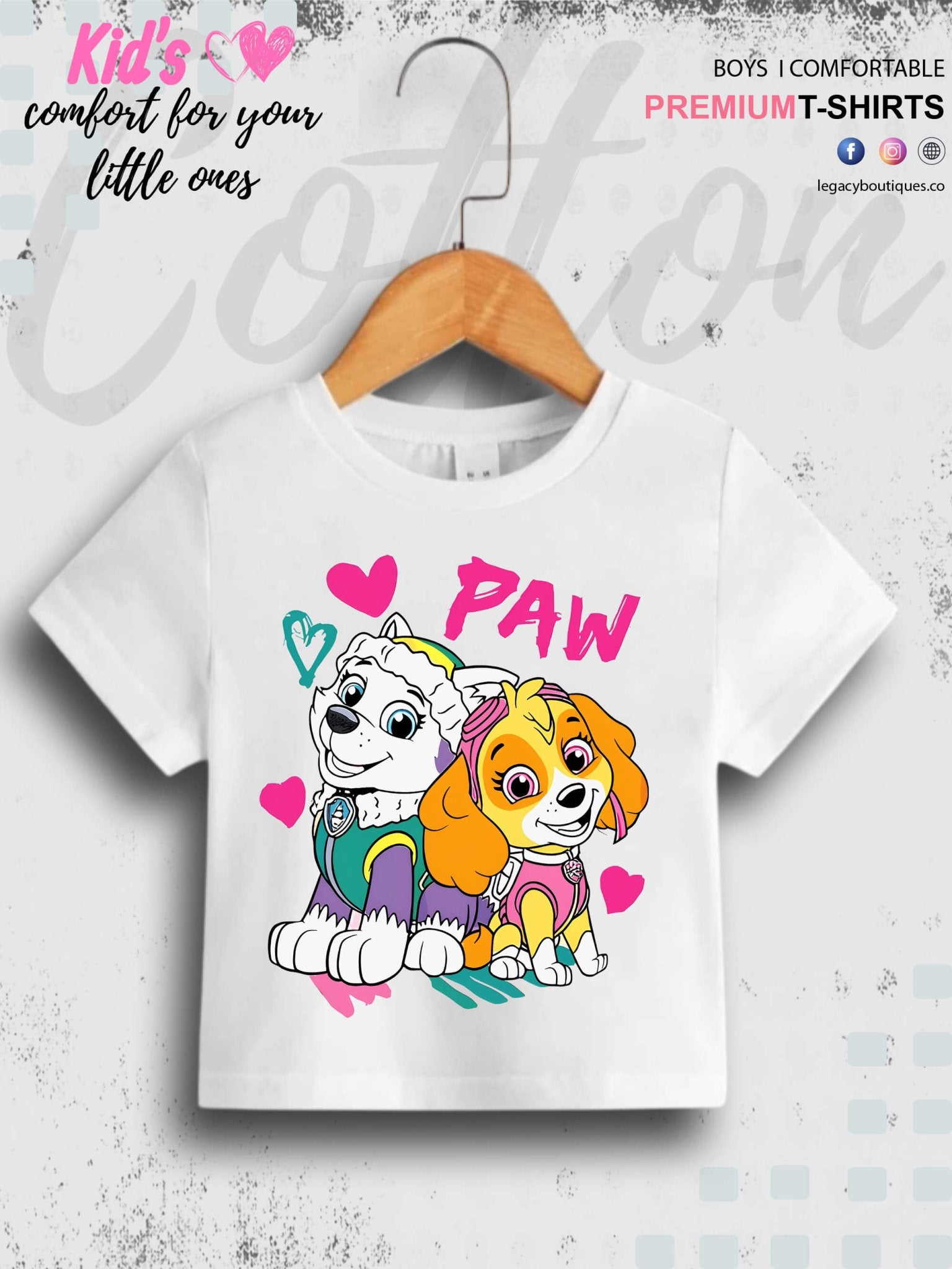 Team Paw Puppy Printed Kids Boys T-Shirt In Cheapest Price Only In Dhaka Legacy Boutiques Legacy Boutiques
