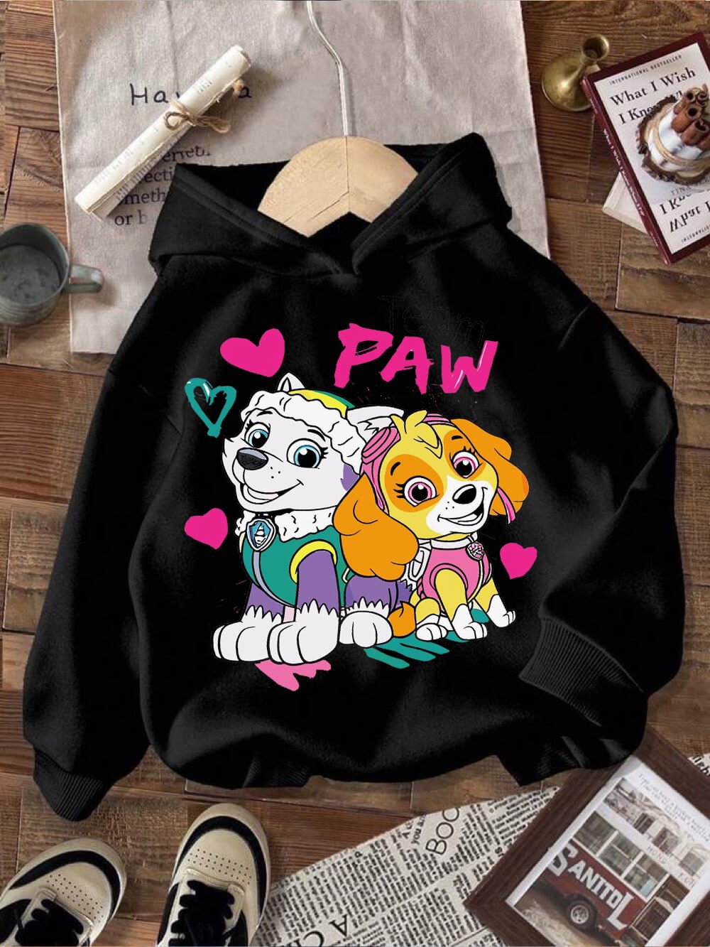 Team Paw Puppy Printed Kids Hoodie For Boys And Girls Legacy Boutiques Bangladesh Legacy Boutiques Legacy Boutiques