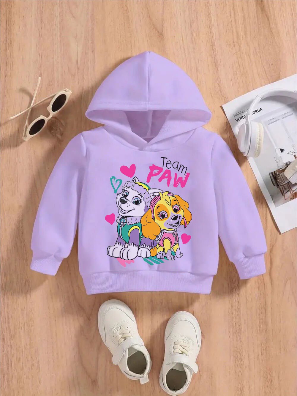 Team Paw Puppy Printed Kids Hoodie For Boys And Girls Legacy Boutiques Bangladesh Legacy Boutiques Legacy Boutiques