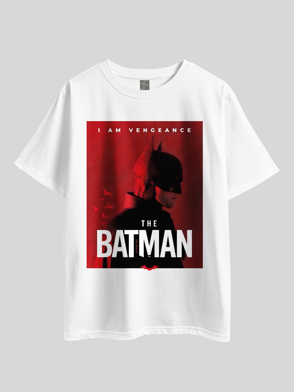 THE BATMAN I AM VENGEANCE" Graphic Printed Drop Shoulder T-shirt Legacy Boutiques Dhaka Legacy Boutiques Legacy Boutiques