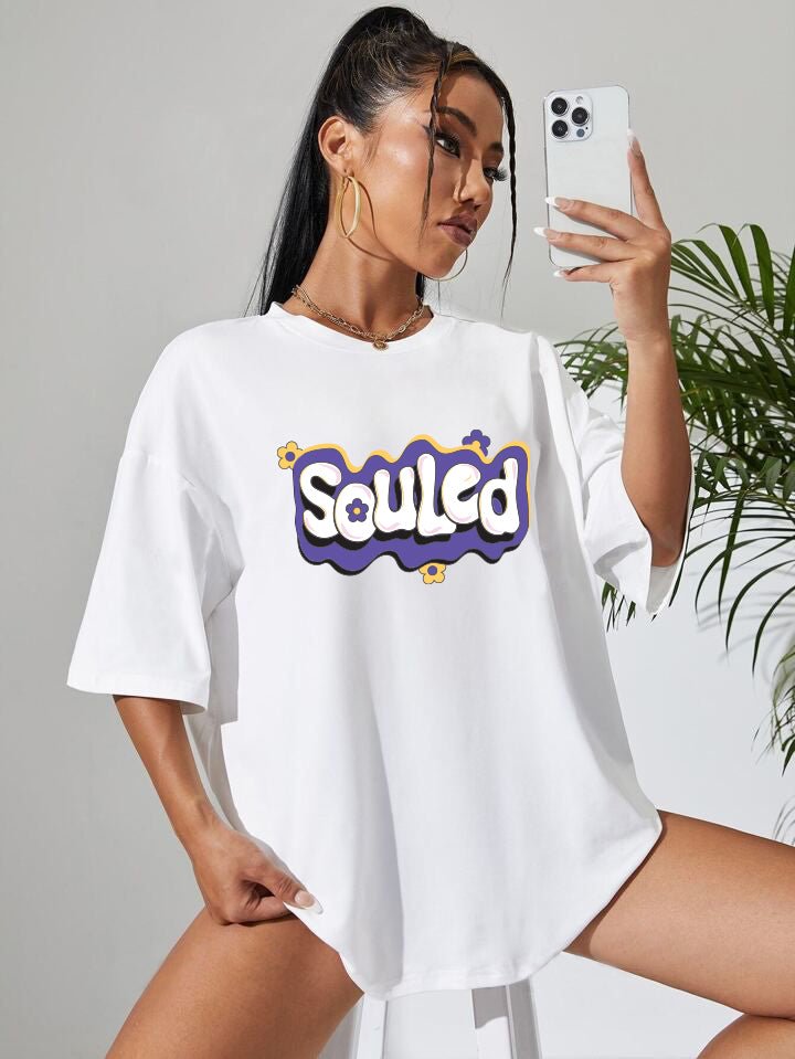 THE SOULED STORE Printed Womens Drop Shoulder T-shirt Legacy Boutiques Dhaka Legacy Boutiques Legacy Boutiques