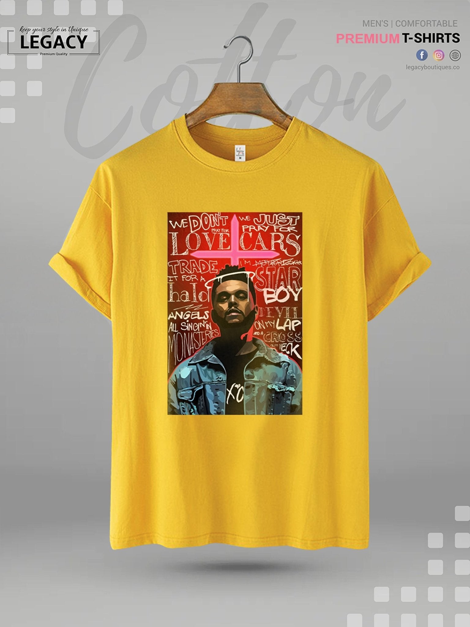 The Weeknd Starboy Printed Men&