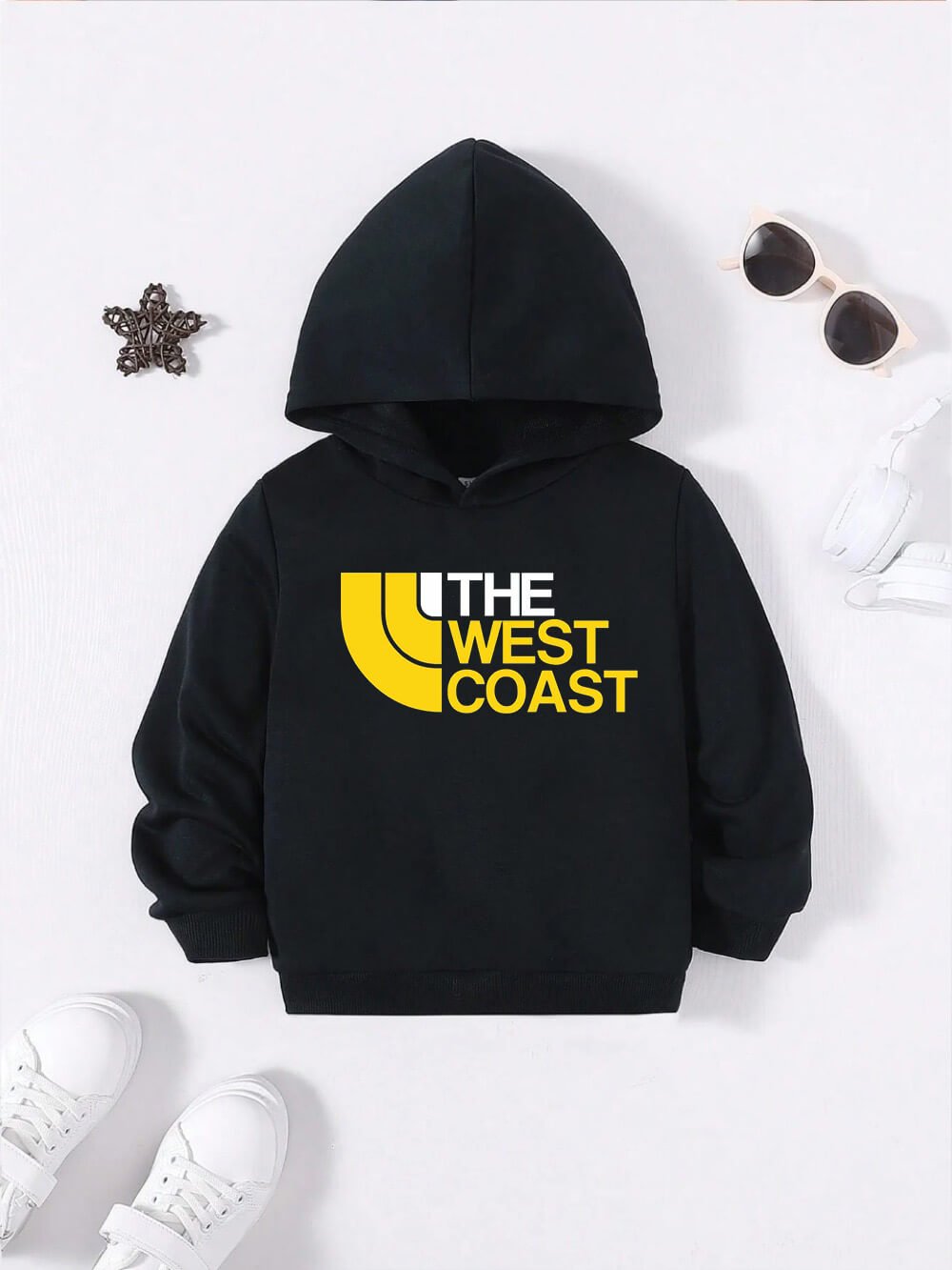 The West Coast Printed Baby Boy And Girl Cotton Hoodie Legacy Boutiques Dhaka Legacy Boutiques Legacy Boutiques