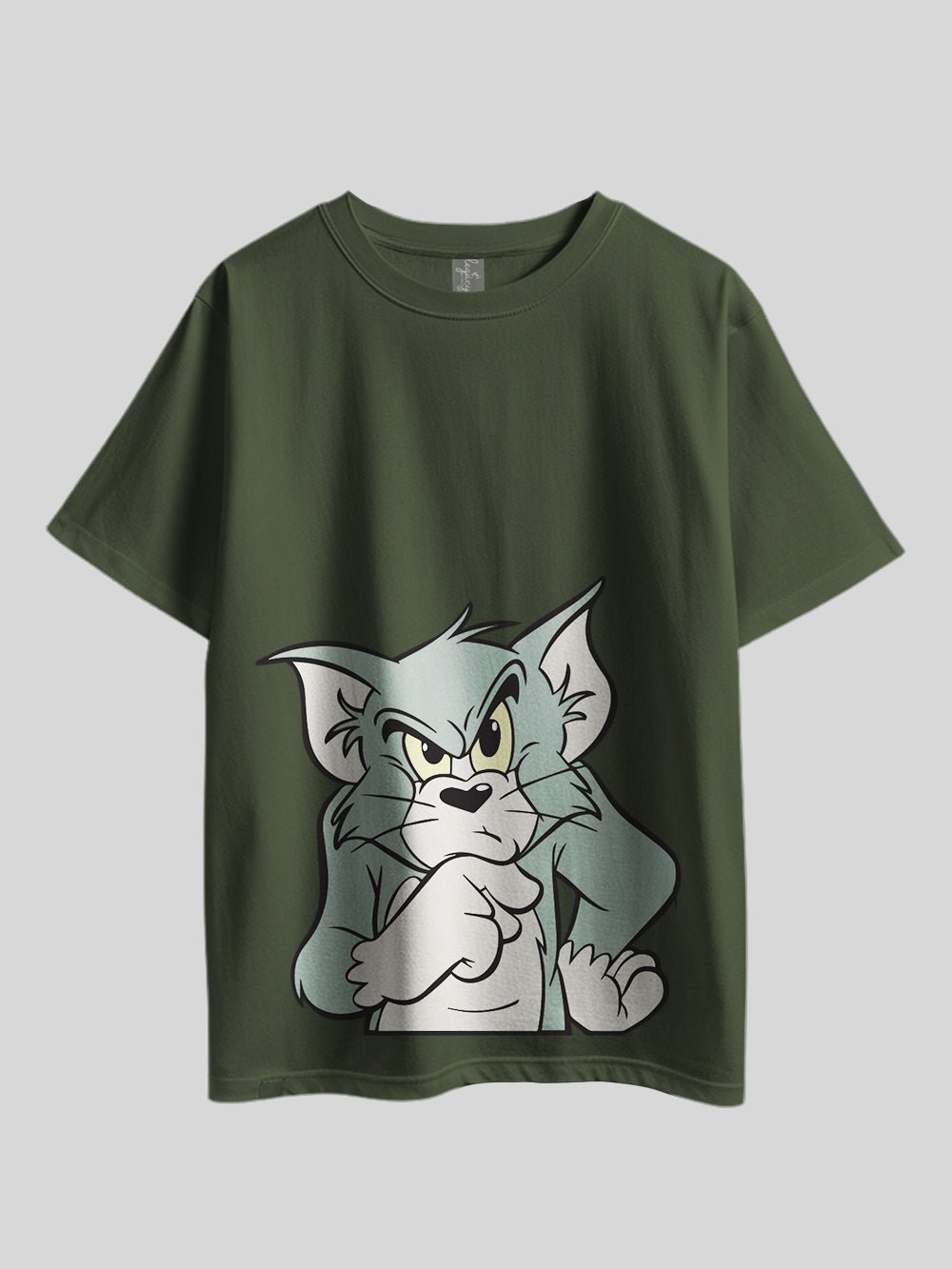 TOM & JERRY" Tom Bottom Graphic Printed Drop Shoulder T-shirt Legacy Boutiques Dhaka Legacy Boutiques Legacy Boutiques