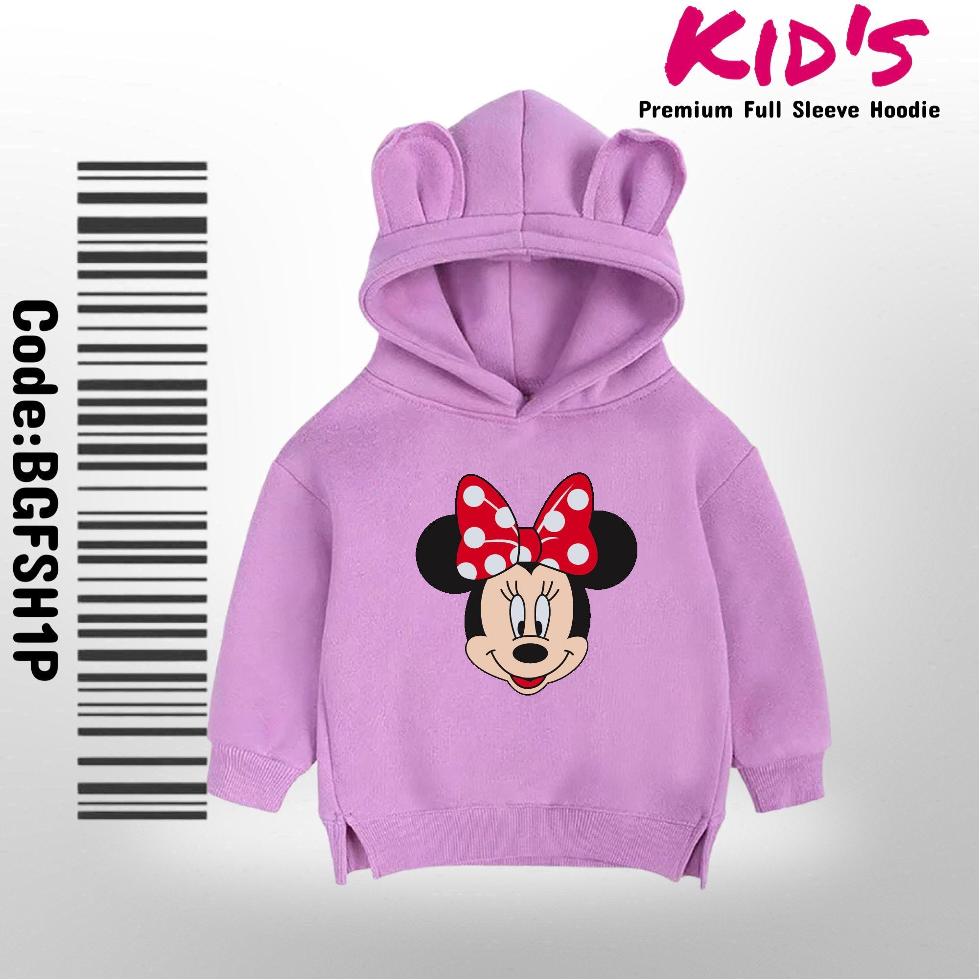 Top Collection 2023 Minnie Printed Hooded Children&