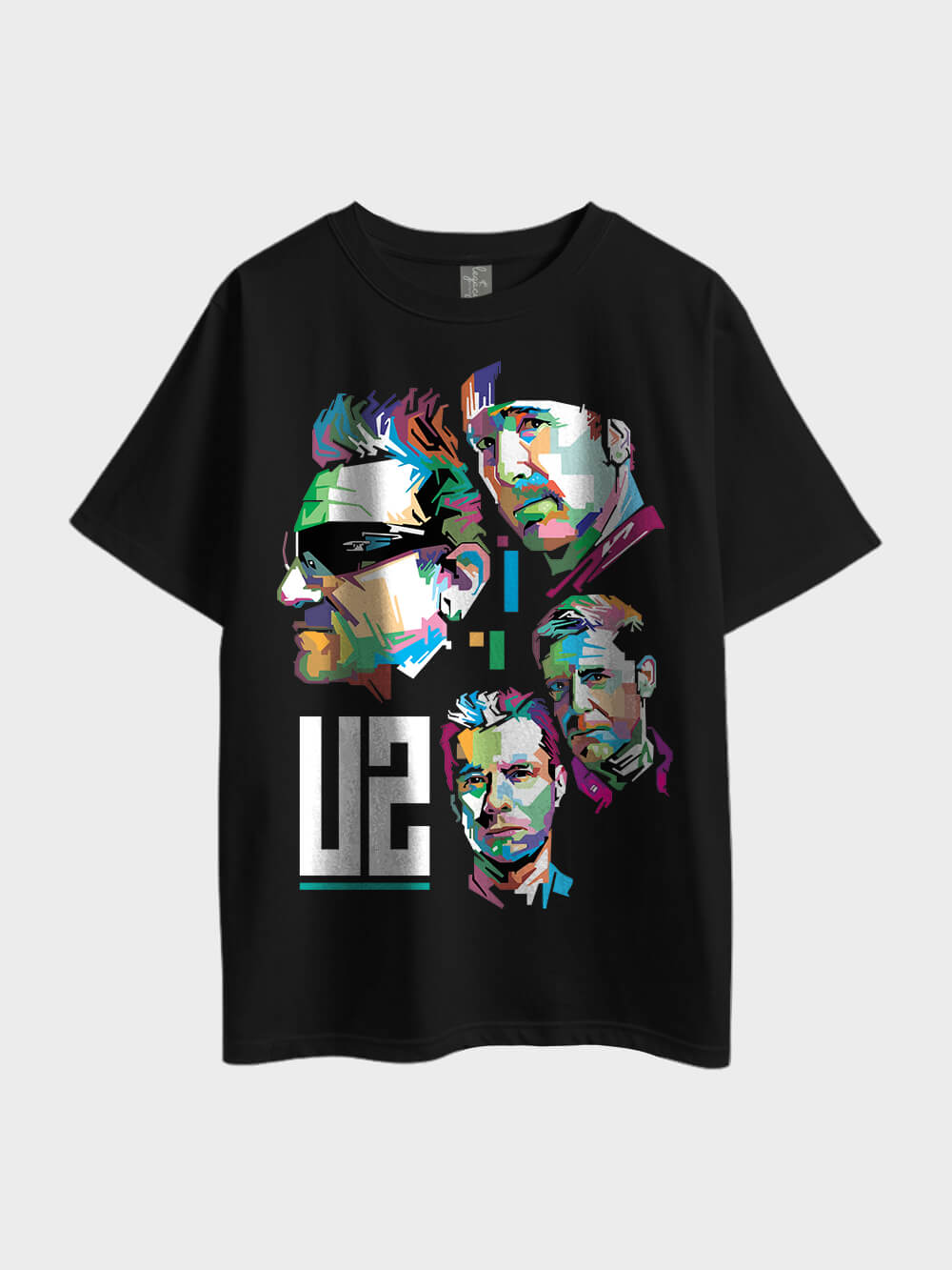 U2 Rock Band Metal Oversized Men&