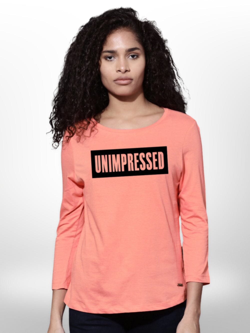 Unimpressed Attitude Printed Girls T-shirt Legacy Boutiques Legacy Boutiques