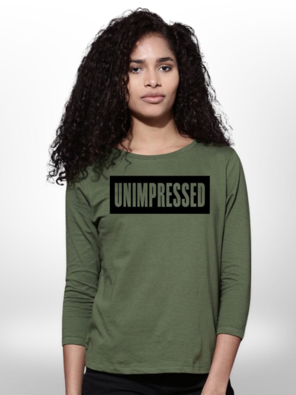 Unimpressed Attitude Printed Girls T-shirt Legacy Boutiques Legacy Boutiques