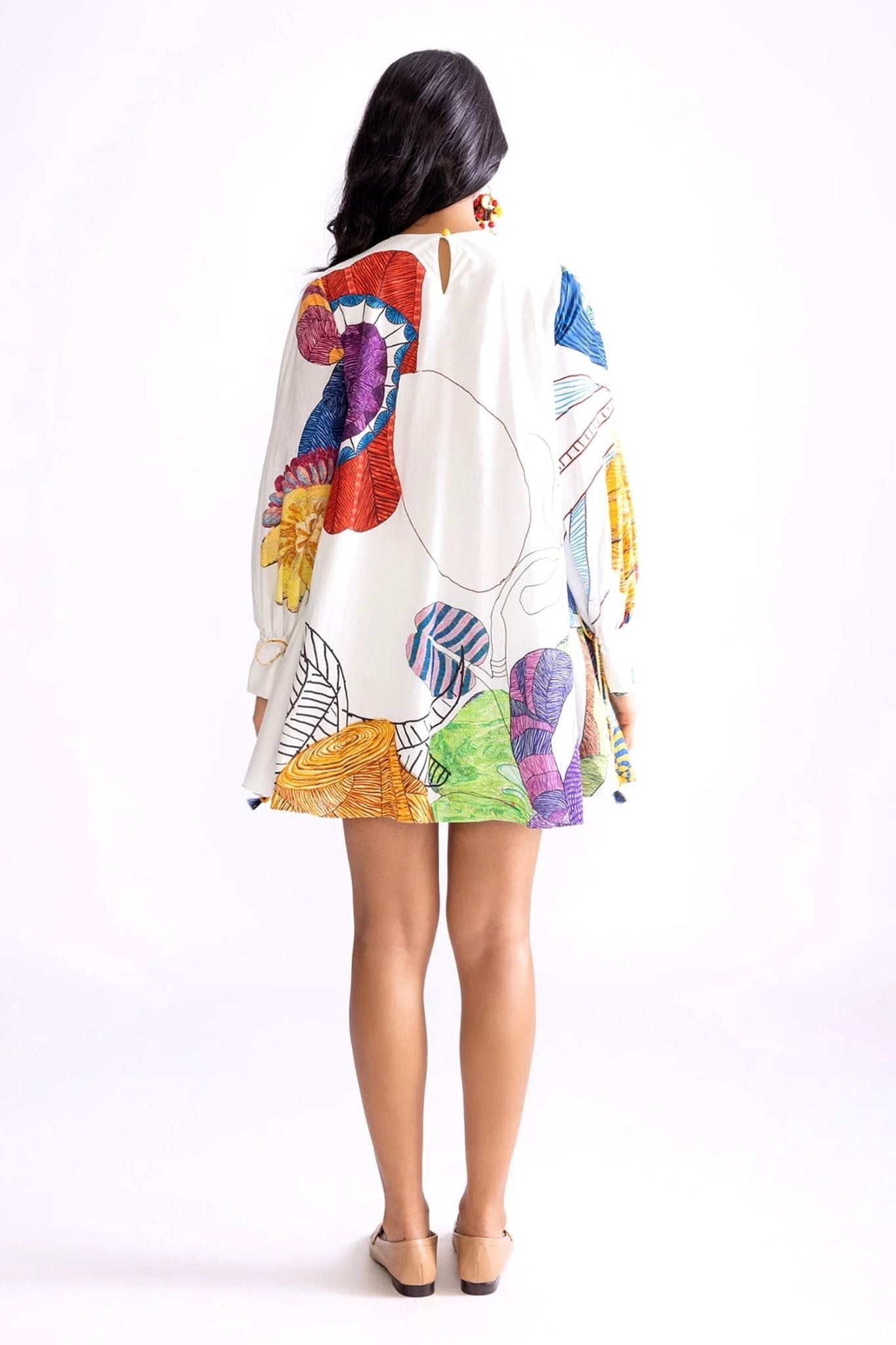 Vibrant Tribal and Daisy Printed Nova Dress Legacy Boutiques Legacy Boutiques