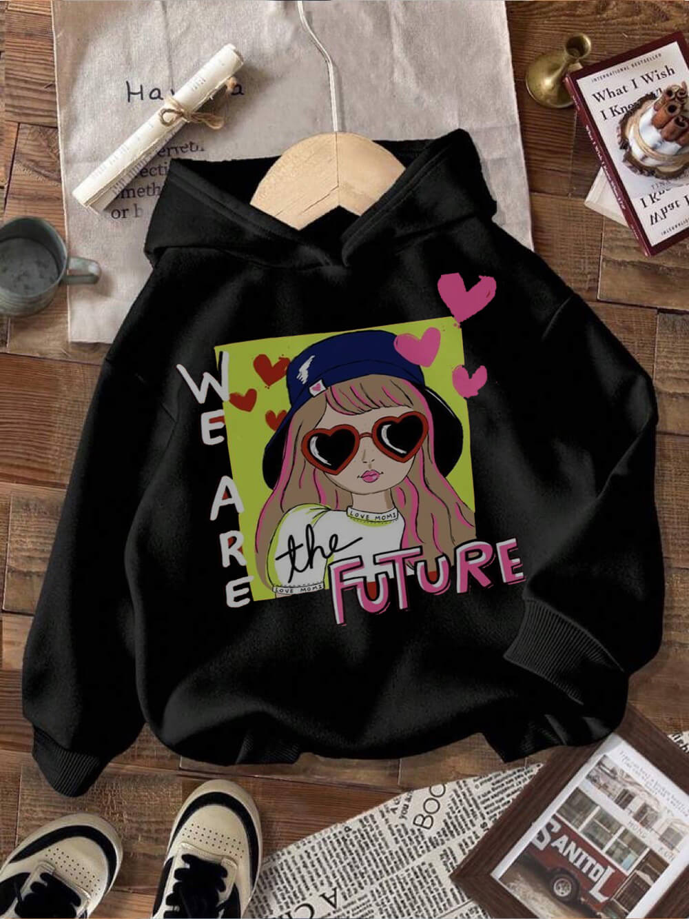 We Are The Future Printed Baby Boys And Girls Cute Cotton Hoodie Legacy Boutiques Dhaka Legacy Boutiques Legacy Boutiques