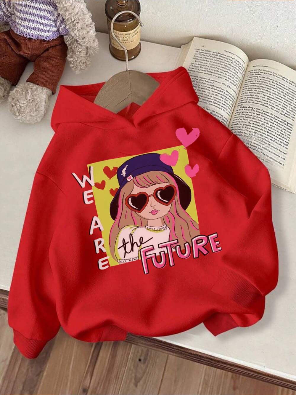 We Are The Future Printed Baby Boys And Girls Cute Cotton Hoodie Legacy Boutiques Dhaka Legacy Boutiques Legacy Boutiques