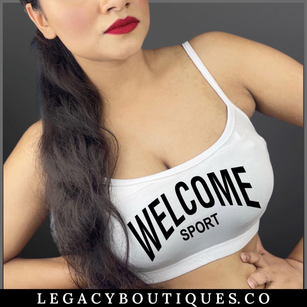 Welcome Sport Printed Comfortable Soft Bra For Women&