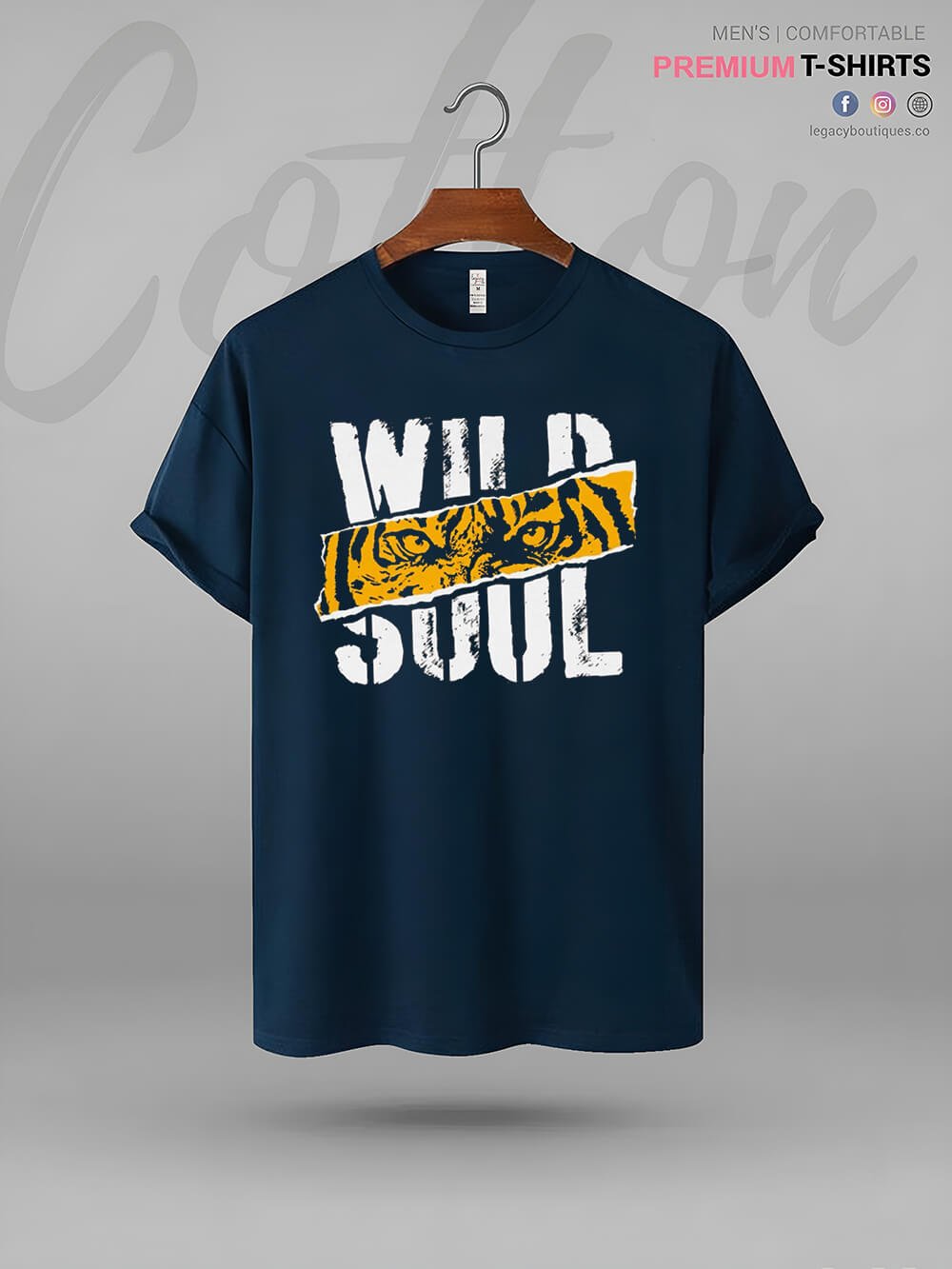 Wild Soul Good Quality Mens Tshirt In Lowest Price In BD Legacy Boutiques Legacy Boutiques
