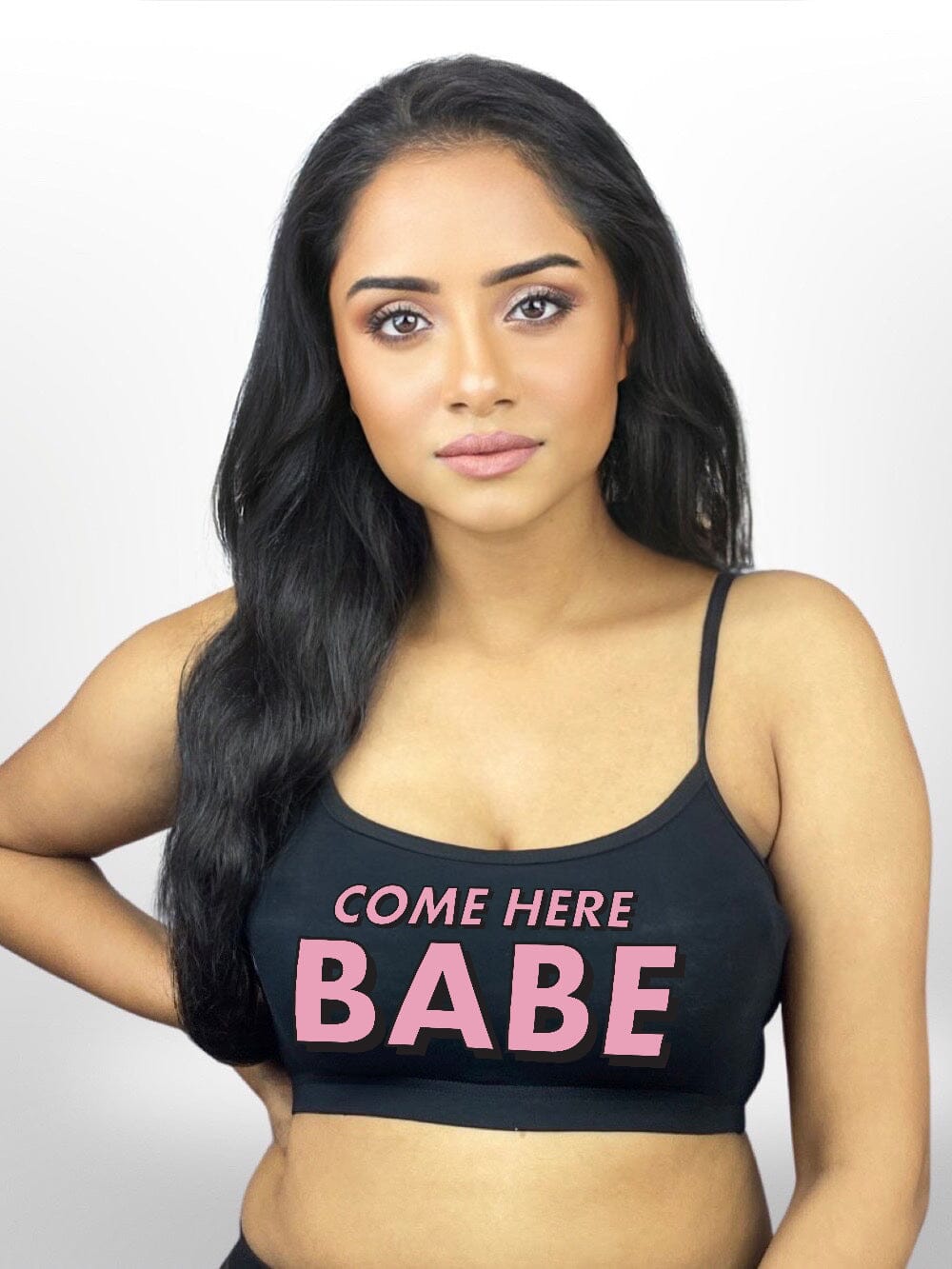 Womens Cotton Black Printed Soft Bra Legacy Boutiques Legacy Boutiques