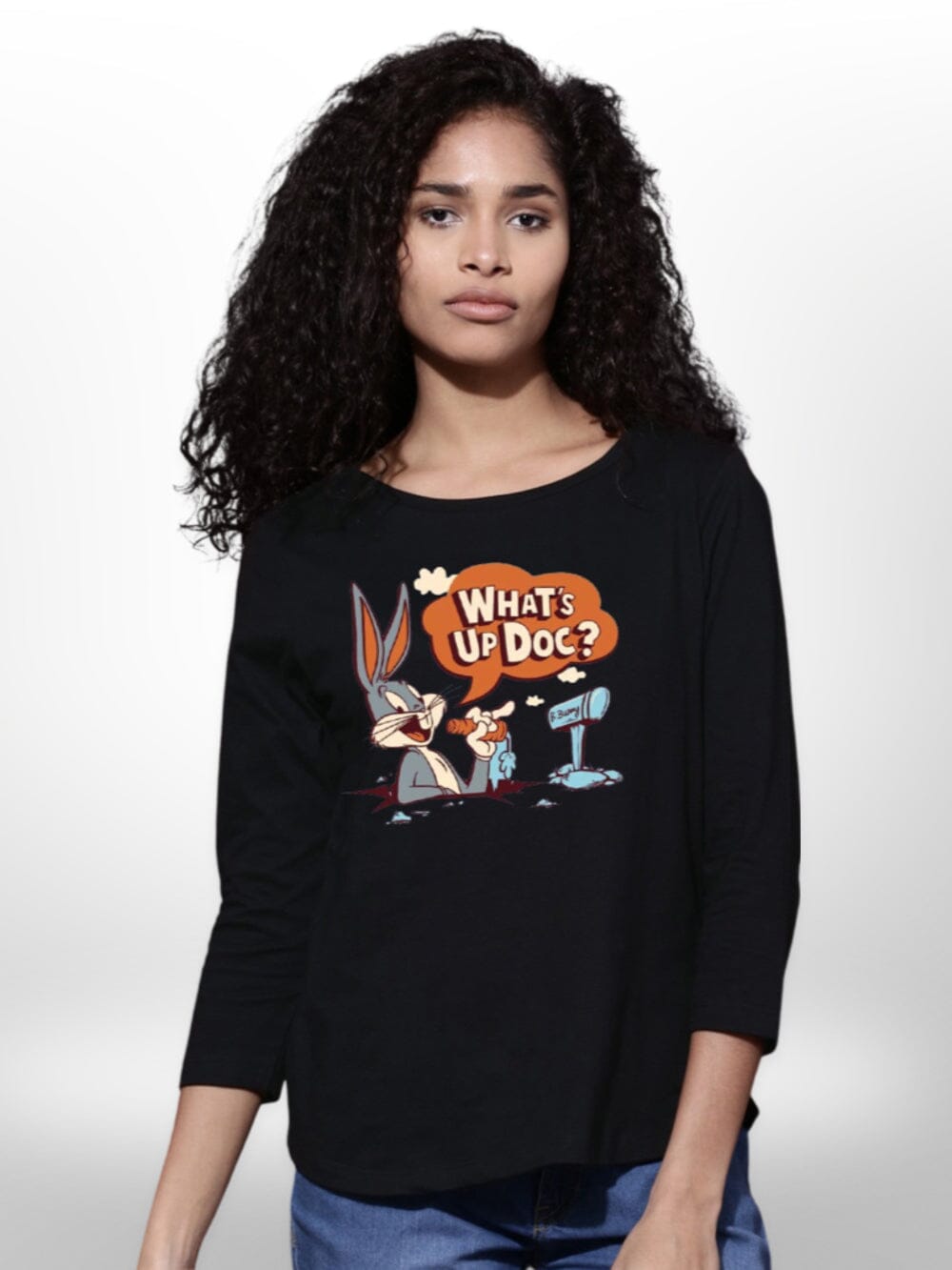 Womens Mousey Doc Printed T-shirt 4 Quarter Sleeve Legacy Boutiques Legacy Boutiques