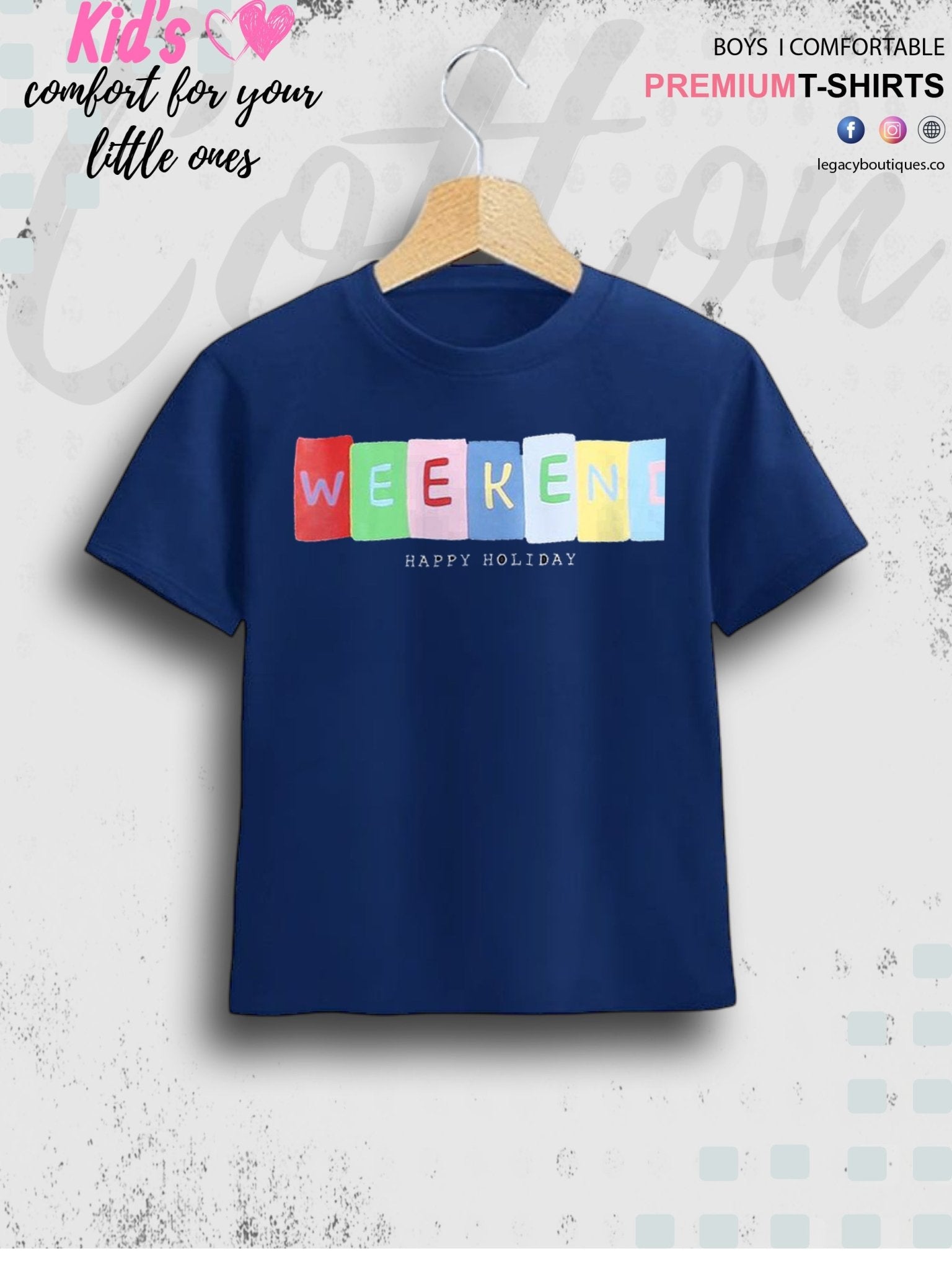 Young Boy Letter Graphic Tee Legacy Boutiques Legacy Boutiques