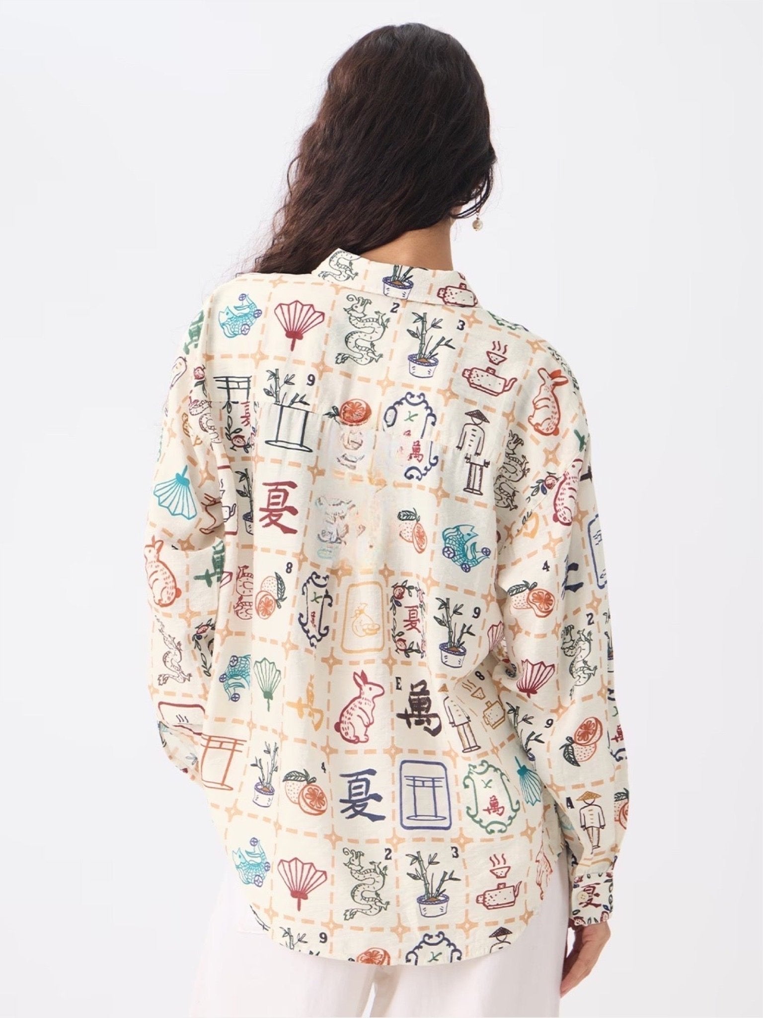 Zen Journey Off - White Printed Shirt - East Asian Heritage Graphic Shirt Legacy Boutiques Legacy Boutiques