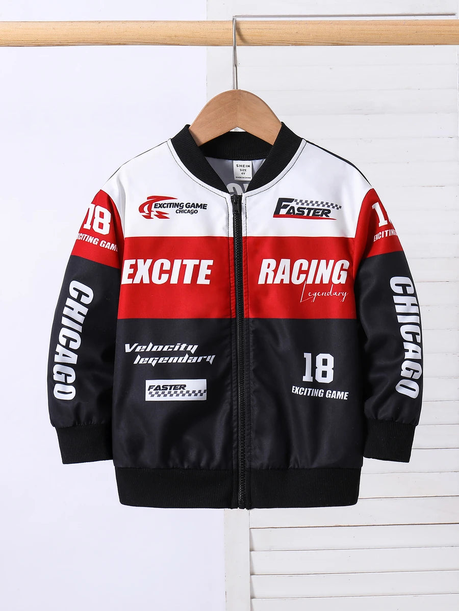 Baby Boys Excite Racing Bomber Chicago Jacket