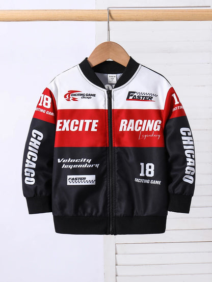Baby Boys Excite Racing Bomber Chicago Jacket