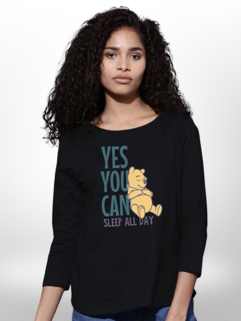 Sleepy Dog Printed 4 Quarter Sleeve T-shirt - Legacy Boutiques