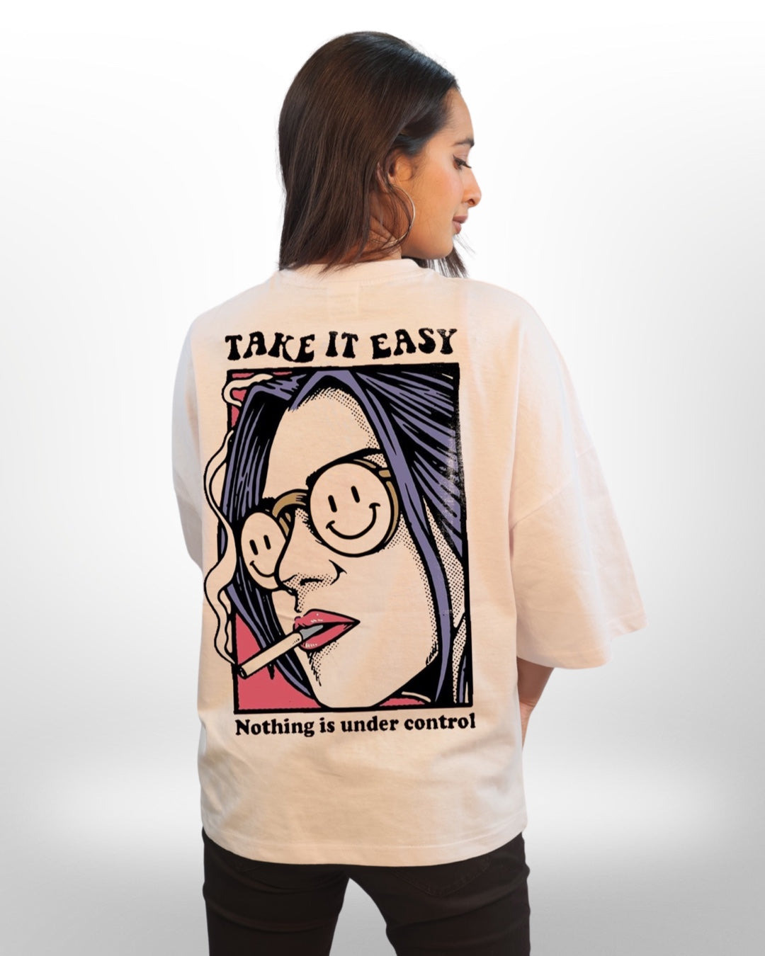 Stay Funky Women Oversized T-Shirt - Legacy Boutiques