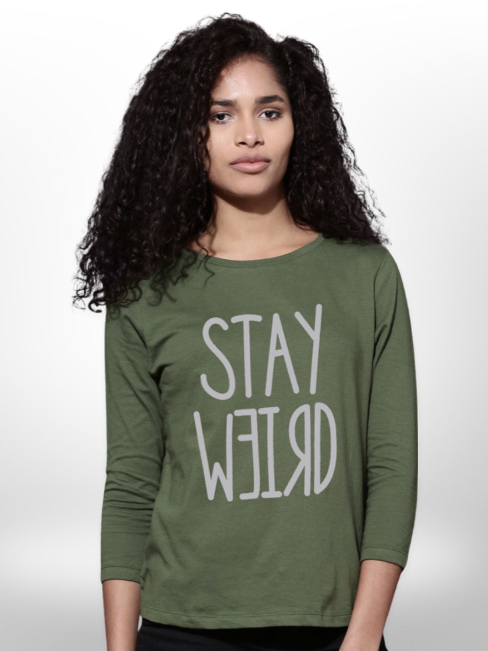 Womens Cool Mood  T-shirt 4 Quarter Sleeve - Legacy Boutiques
