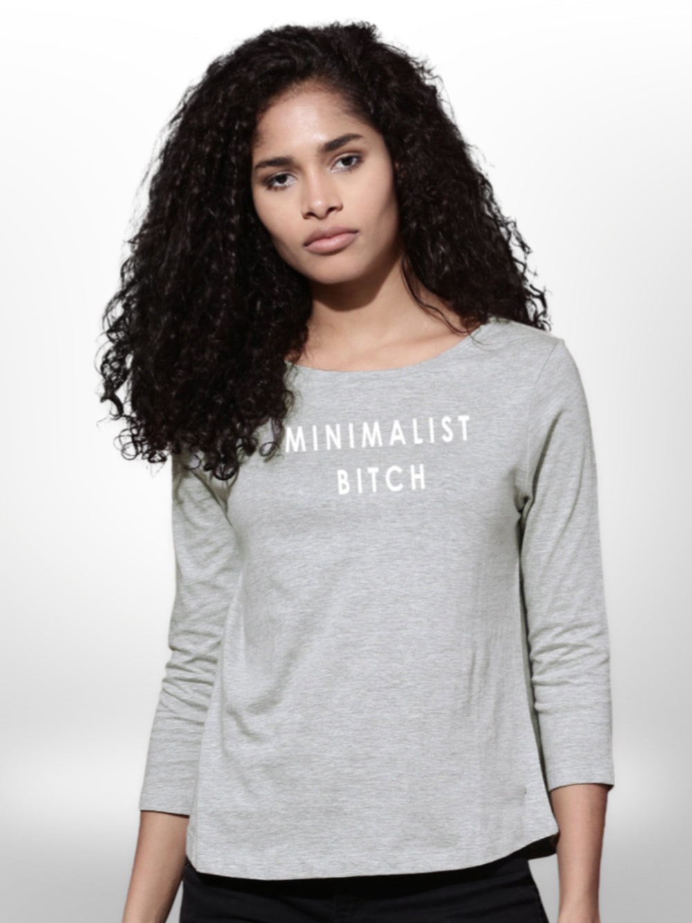 Womens Fashionable T-shirt 4 Quarter Sleeve - Legacy Boutiques