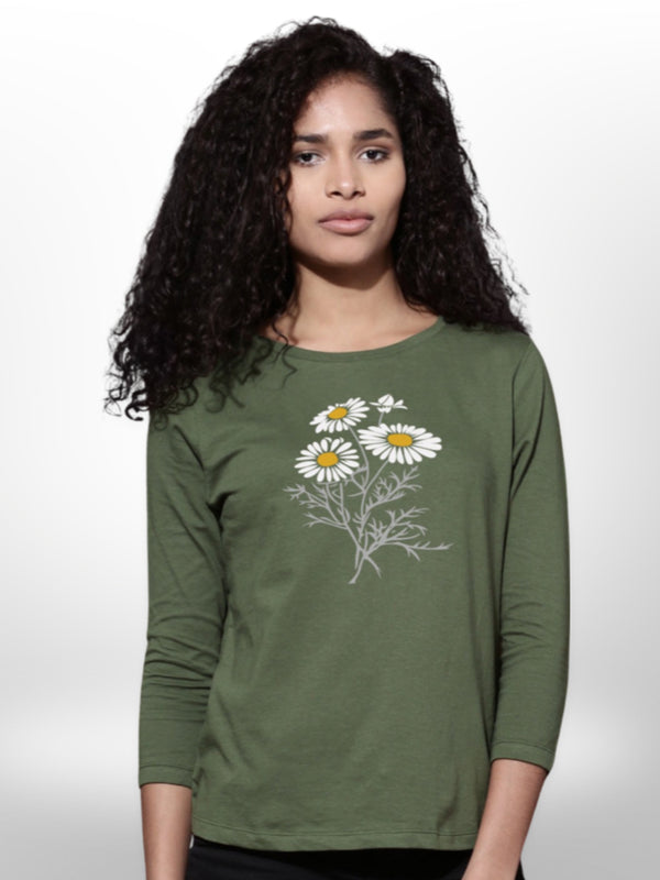 Amazing Flower printed Women T-shirt - Legacy Boutiques