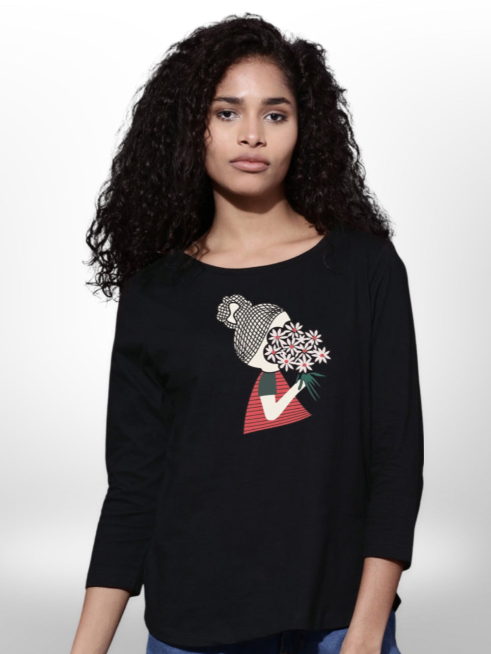 Girls Printed T-shirt 4 Quarter Sleeve - Legacy Boutiques