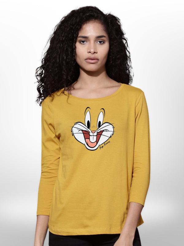 Mice Printed Gils T-shirt 4 Quarter Sleeve - Legacy Boutiques