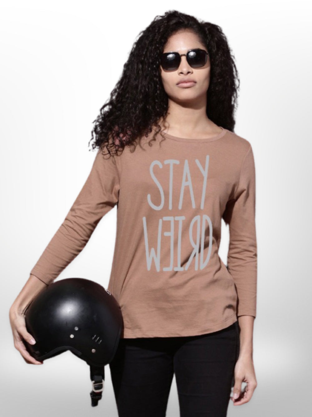 Womens Cool Mood  T-shirt 4 Quarter Sleeve - Legacy Boutiques