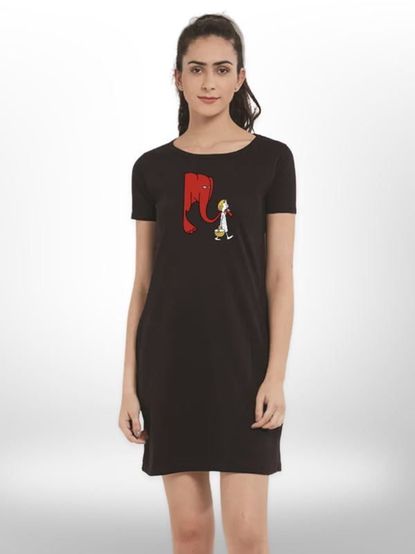 Stylish & Fashionable Ladies Long T-shirt Black - Legacy Boutiques
