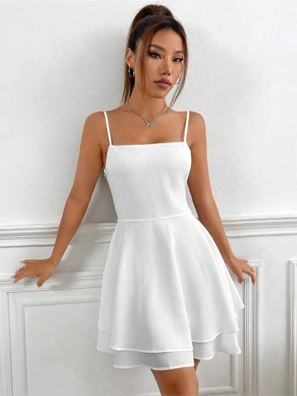 Dresses for Women 2023 Womens Dresses Solid Criss Cross Tie Backless Cami Dress Casual Dresses for Women - Legacy Boutiques