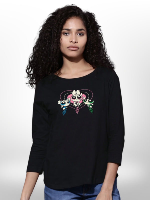 Powerpuff Girls Printed 4Quarter T-shirt - Legacy Boutiques