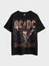 AC DC Metal Rock Band Oversized Mens Tee In Lowest Price Only In Dhaka Legacy Boutiques Legacy Boutiques