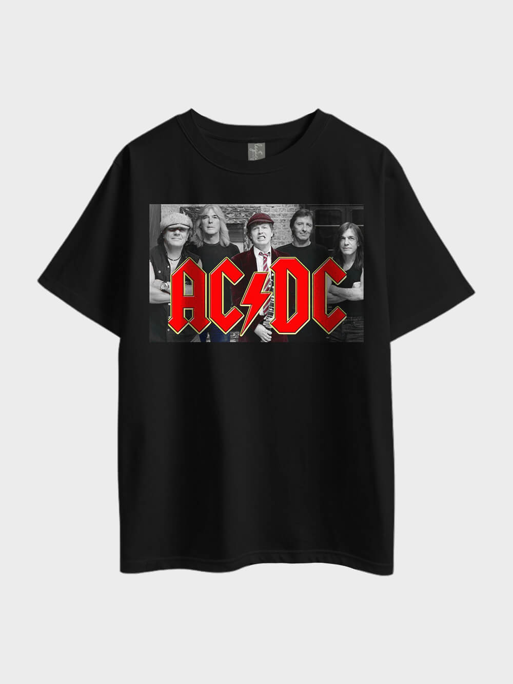 AC DC Metal Rock Oversized Mens Tee In Lowest Price Only In BD Legacy Boutiques Legacy Boutiques