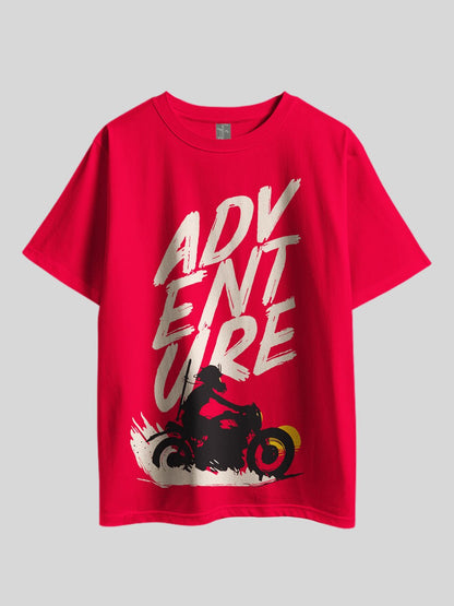ADVENTURE" Printed Drop Shoulder T-shirt Legacy Boutiques Bangladesh Legacy Boutiques Legacy Boutiques