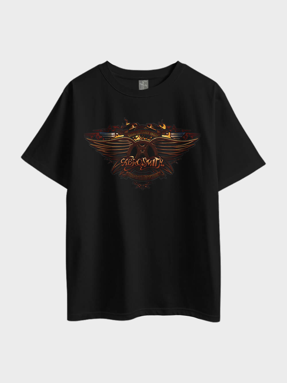 AEROSMITH Faded Wings Metal Oversized Men&