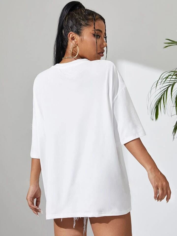 ALADIN: HER GRACE Graphic Printed Womens Drop Shoulder T-shirt Legacy Boutiques Bangladesh Legacy Boutiques Legacy Boutiques